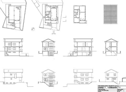 Plantas, Cortes e Al�ados do Existente